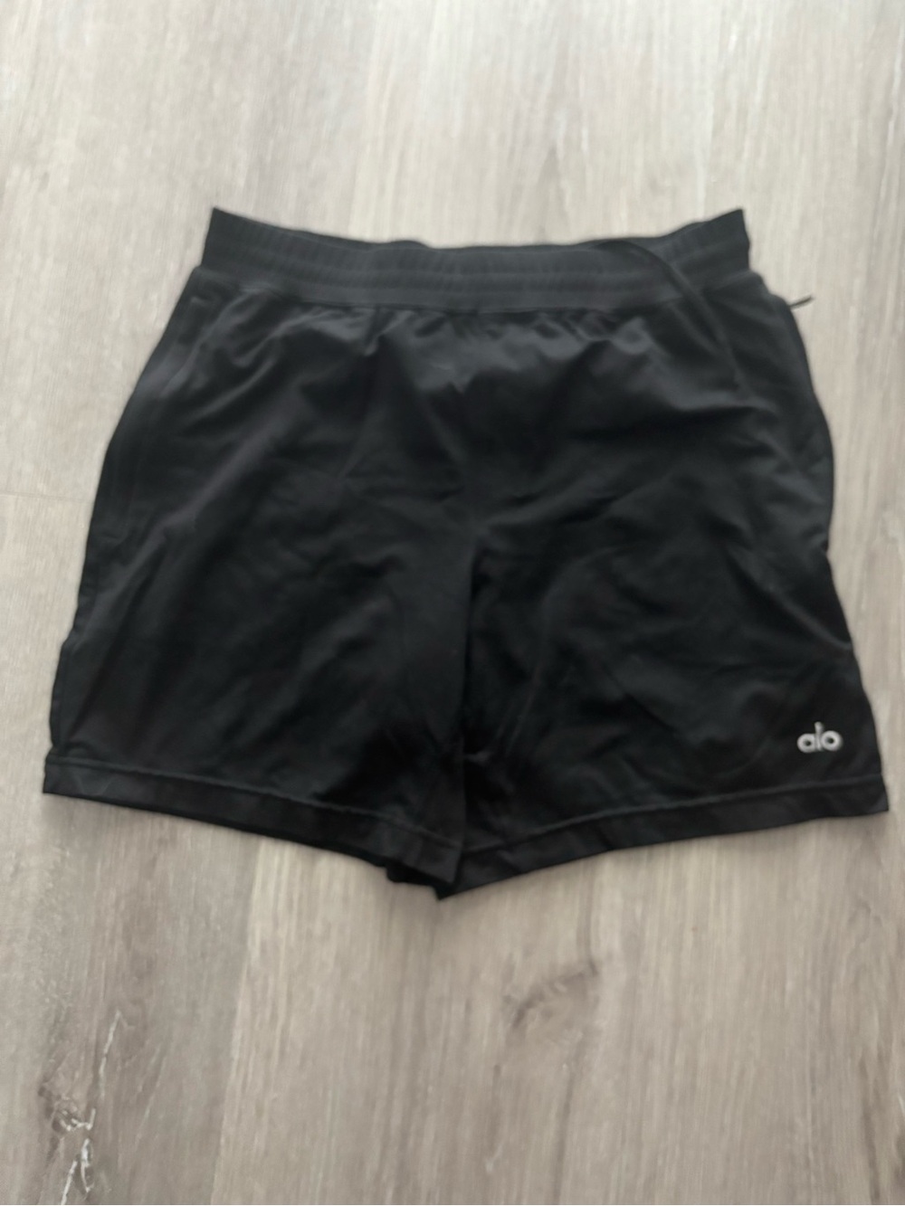 Alo Yoga Black Workout Shorts Size Small Excellent Condition